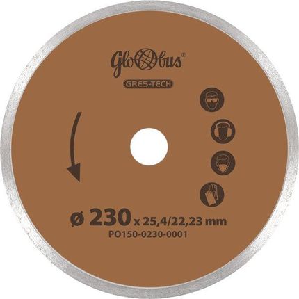 Globus Piła Diamentowa Gres-Tech Do Cięcia Twardych Materiałów 180Mm - Po150-0180-0001
