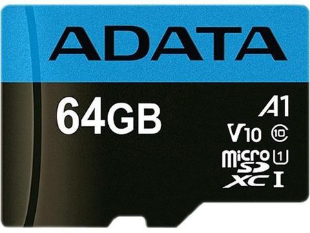 ADATA microSDXC Premier 64GB (AUSDX64GUICL10A1-RA1)