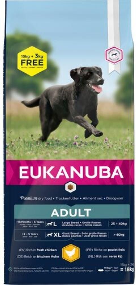 eukanuba large breed puppy 18kg