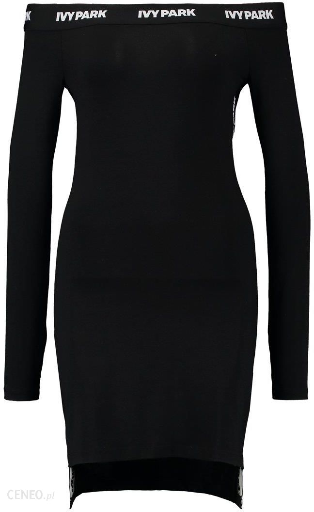 Ivy Park BARDOT DRESS Sukienka etui black - Ceny i opinie 