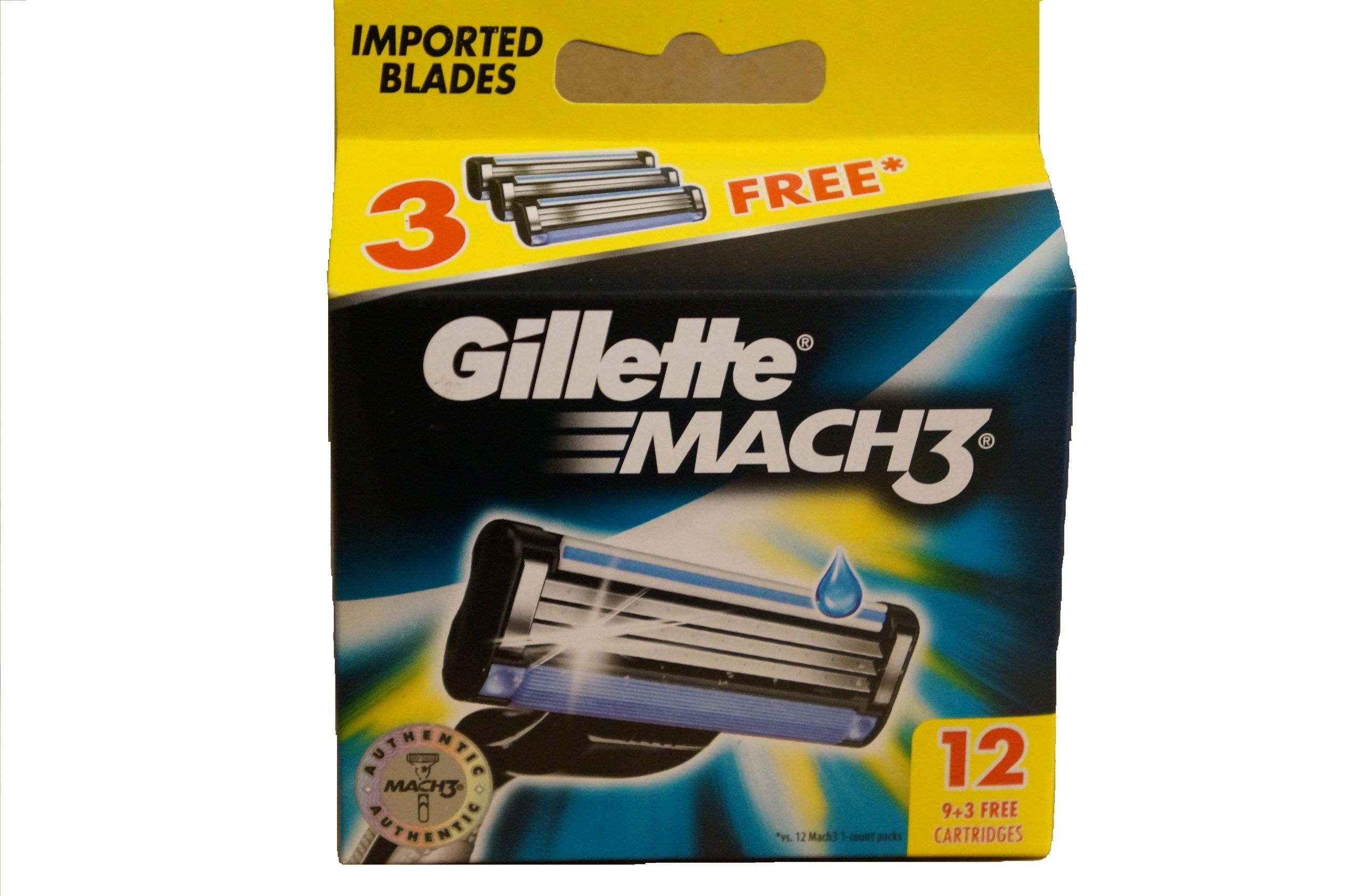 Gillette Mach3 Ostrza Wymienne 12 Szt - Opinie I Ceny Na Ceneo.pl