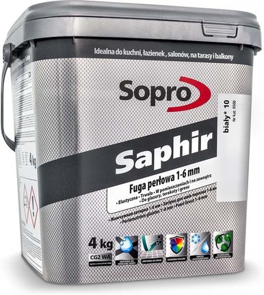 Sopro Saphir Fuga perłowa 1-6 mm biały 10 4kg