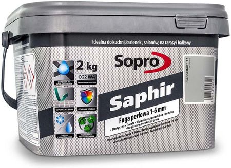 Sopro Saphir Fuga perłowa 1-6 mm manhattan 77 2kg