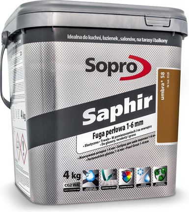 Sopro Saphir Fuga perłowa 1-6 mm umbra 58 4kg