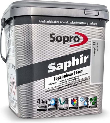 Sopro Saphir Fuga perłowa 1-6 mm szary 15 4kg
