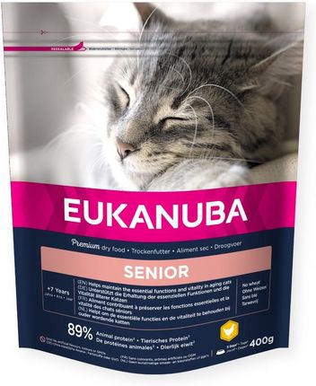 Eukanuba Senior dla starszych kotów 400g