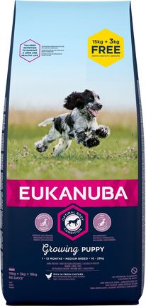 Eukanuba growing puppy medium best sale