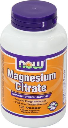 NOW FOODS Magnesium Citrate 500mg 120 kaps