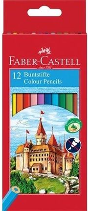 Faber-Castell Klasyczne Kredki Zamek 12 Kolorów