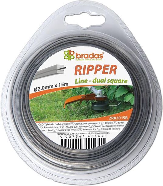 Zdjęcie Bradas Żyłka Ripper Dual Kwadrat 3mm 15M Blister   - Łapy