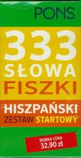 Zdjęcie Fiszki 333 słowa Hiszpański Zestaw startowy PONS W.2 - Gogolin