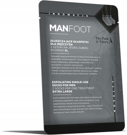 ManFoot Złuszczające skarpetki dla mężczyzn XL 2szt.