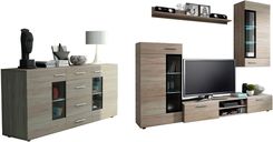 Zdjęcie MKS MEBLE Meblościanka + komoda TANGO dąb sonoma - Warszawa