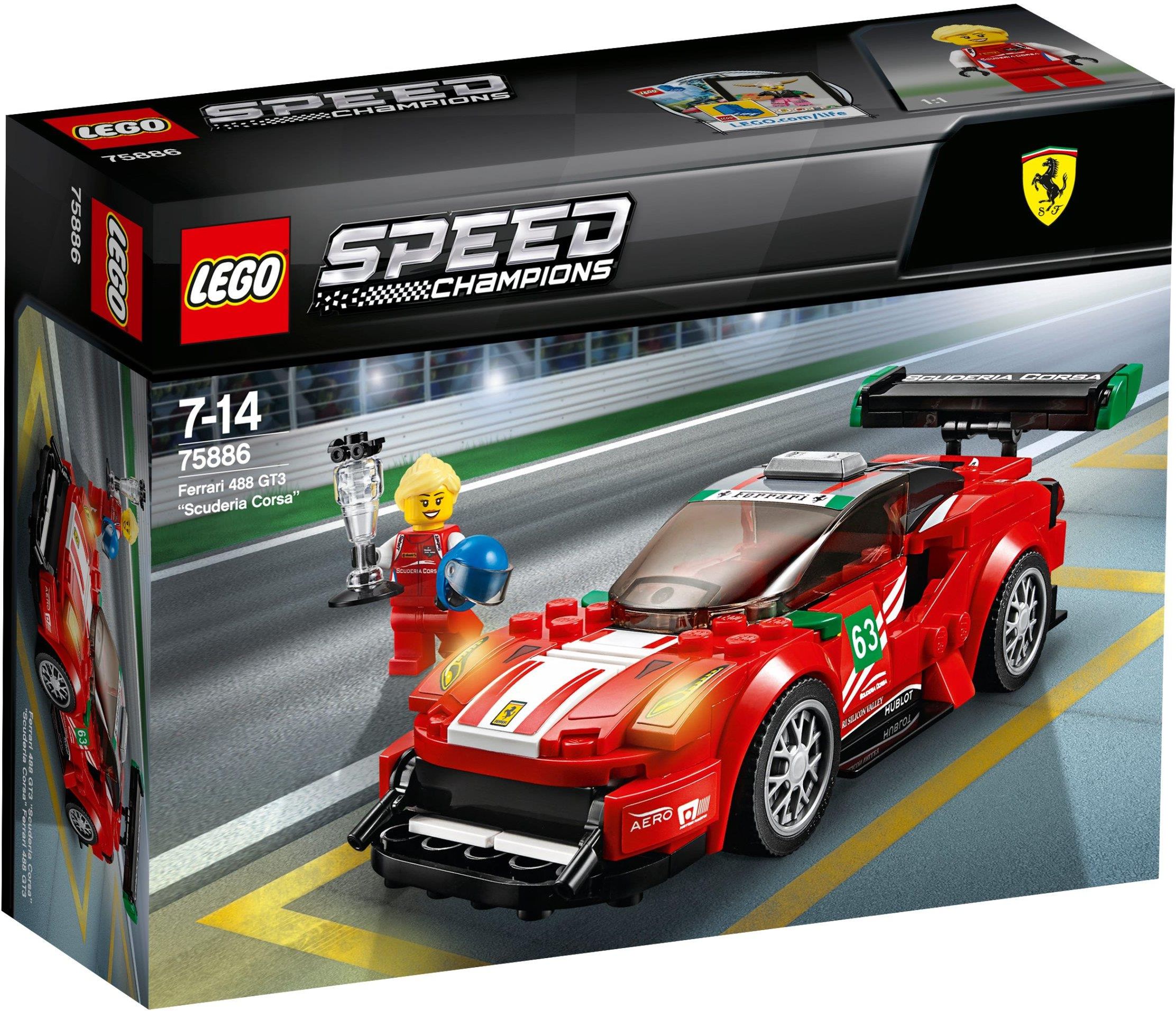 【コクウ】 LEGO Speed Champions 75886 Ferrari 488 GT3 Scuderia Corsa - Ceny i