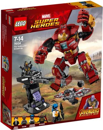 LEGO Super Heroes 76104 Avengers Walka W Hulkbusterze 