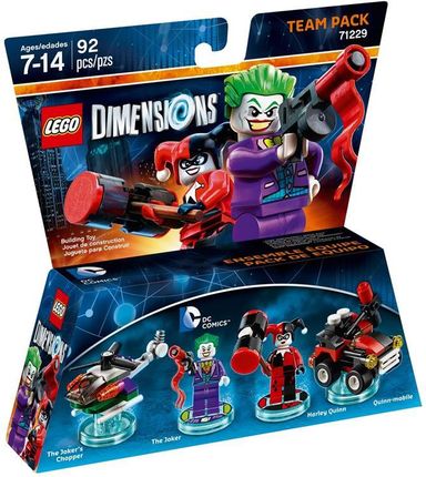 Lego Dimensions Joker Harley Quinn Team Pack 71229