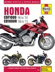 Honda CBF1000 (06 - 10), CBF1000F (11 - 17) &amp; CB1000R (08 - 17) Haynes Repair Manual