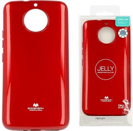 Mercury Jelly Motorola Moto G5S Czerwony