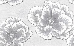 Zdjęcie Cersanit Ferrata Flower Grey 25X40 Wd953-006 - Człuchów