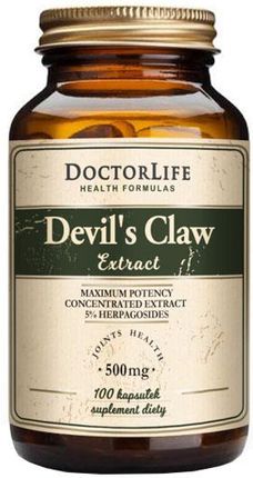Doctor Life Devil's Claw Extract Czarci Pazur 100 kaps