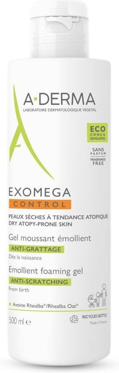 A-DERMAEXOMEGACONTROLPieniącysiężelemolient500ml