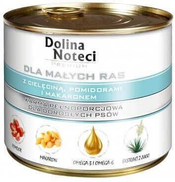 Dolina Noteci Małe Rasy Cielęcina Pomidory Makaron 185G