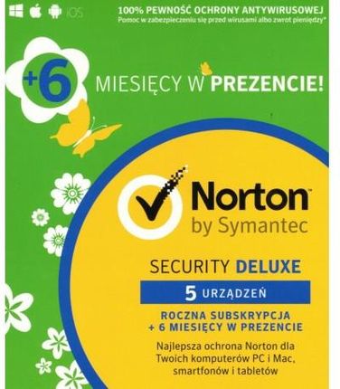 Norton Security Deluxe 5PC / 18 miesięcy (021382284)