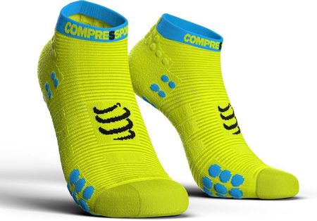 Compressport Pro Racing V3.0 Run Low Skarpetki Żółty 24004215