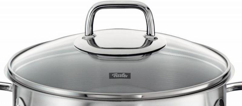Fissler Viseo - Edelstahl-Topfset mit Glasdeckel, 5-teilig für 244,99