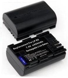 Powersmart Bateria LP-E6 Canon EOS 60D 5D Mark II 7D 4000mAh (MZ1037)