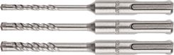 Zdjęcie Graphite Zestaw Wierteł Do Betonu Sds Plus, Quatro, Zestaw 3 Szt. - 6, 8, 10x110mm 57H570 57H570 - Miłosław