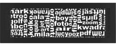 Zdjęcie Kratki Kratka Kominkowa Abc Czarna 170X490 - Radoszyce