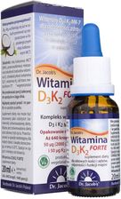 Dr. Jacobs Witamina D3K2 Forte 20 ml - Minerały i witaminy