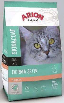 Arion Original Cat Derma 32/19 Salmon 7,5Kg