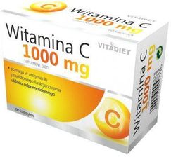 VitaDiet Witamina C 1000 mg 60 kaps - Suplementy na wzrok i słuch