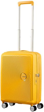 Walizka kabinowa American Tourister Soundbox - golden yellow