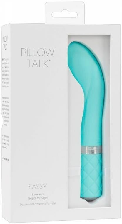 Pillow Talk Wibrator Sassy G Spot Vibrator Teal Ceneopl 