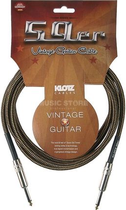 KLOTZ VIN-0300 kabel gitarowy vintage 3m