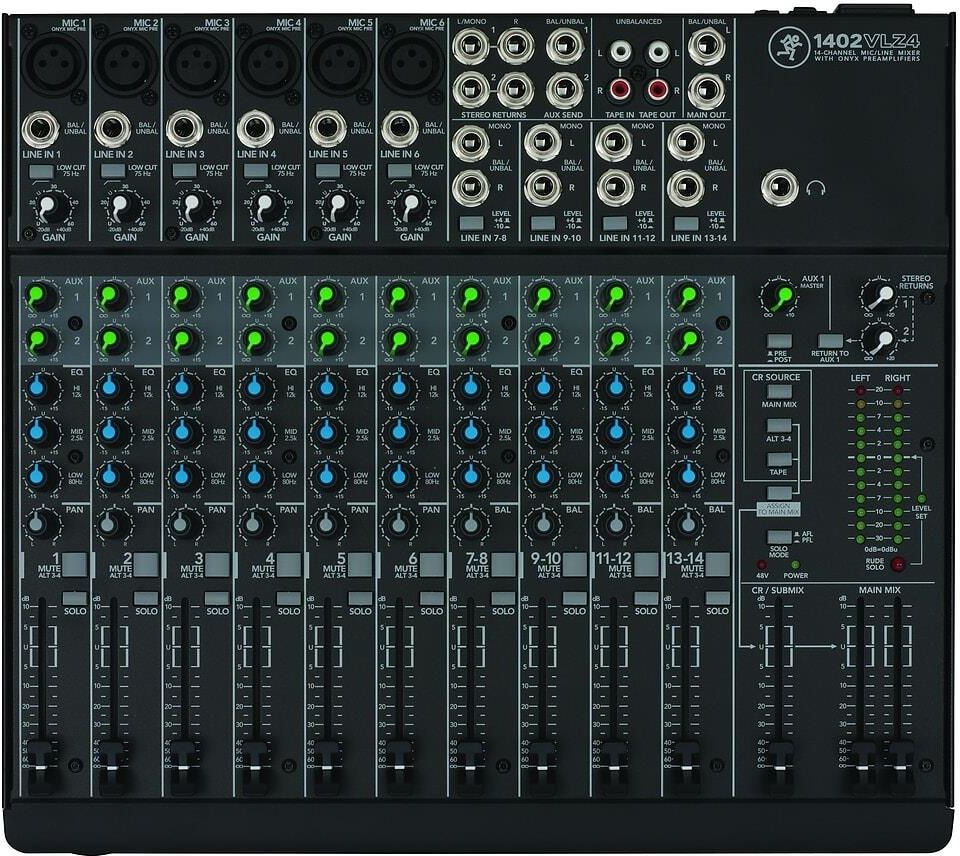 MACKIE 1402 VLZ4 14-kanałowy analogowy mikser dźwięku - Ceny
