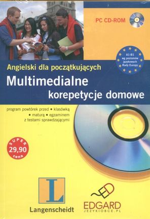 Multimedialne korepetycje domowe Angielski dla początkujących (Płyta CD)