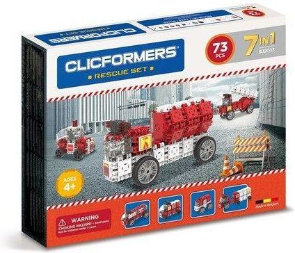 Clicstoys Clicformers Straż Pożarna 73El.