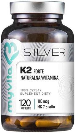 MYVITA Silver naturalna witamina K2 forte 100mcg 120 kaps