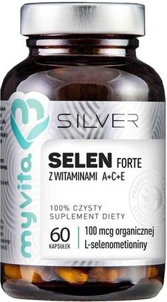 MYVITA Silver Selen forte z witaminami A+C+E 60 kaps