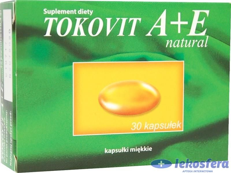 Tokovit A+E Natural 60 Kaps - Opinie I Ceny Na Ceneo.pl