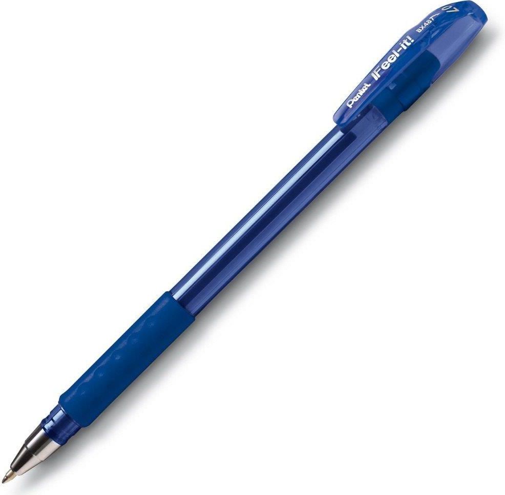 Pentel Długopis Feel-It! Bx487 Niebieski - Ceny i opinie - Ceneo.pl
