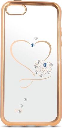 Beeyo Nakładka Stardust Heart do Huawei P10 Lite złota (GSM027383)