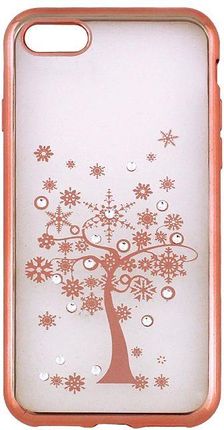 Beeyo Nakładka Diamond Tree do Samsung S7 G930 różowo-złoty (GSM033288)