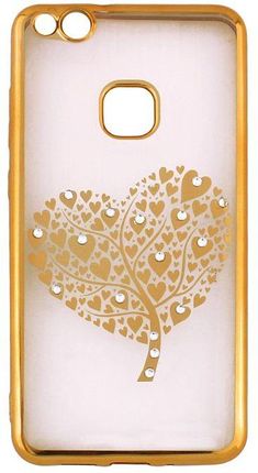 Beeyo Nakładka Hearts Tree do Huawei P10 Lite złota (GSM033421)