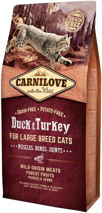 Carnilove Cat Duck & Turkey for Large Breed 2x6kg