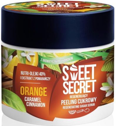 Sweet Secret Peeling Cukrowy Do Ciała Orange 200G
